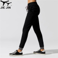 2020 JIEJIN Wholesale Solid Black Mens Joggers Sweatpants Elastic Jogger Pants for Men